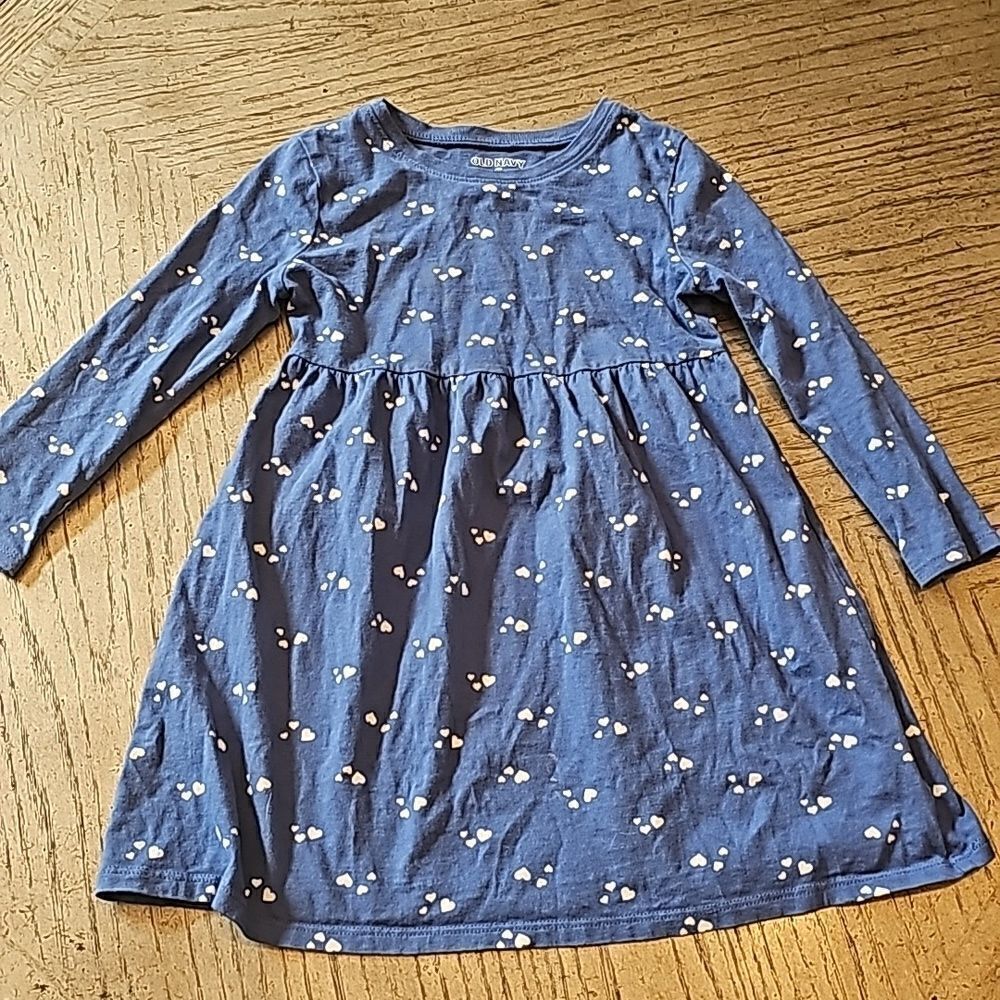 4T heart dress long sleeve Old Navy